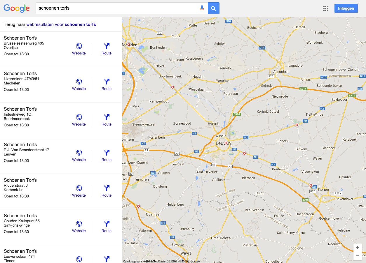 Google My Business meerdere locaties